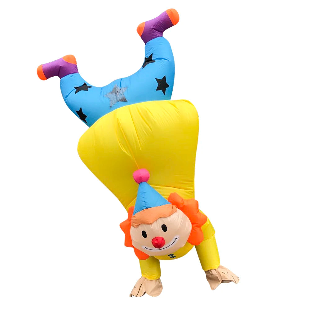 Adult Mascot Clown Inflatable Costume Anime Ballet Dress Suits Carnival Purim Halloween Party Cosplay Costumes for Man Woman
