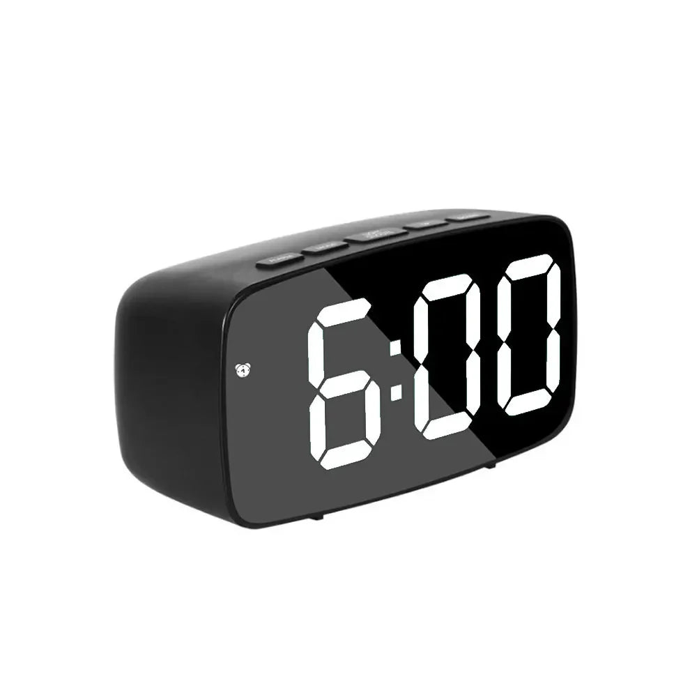 Acrylic/Mirror Alarm Clock Electronic Watch Desk Digital Moment Bedroom Decoration Table And Accessory Smart Hour Led Awakening