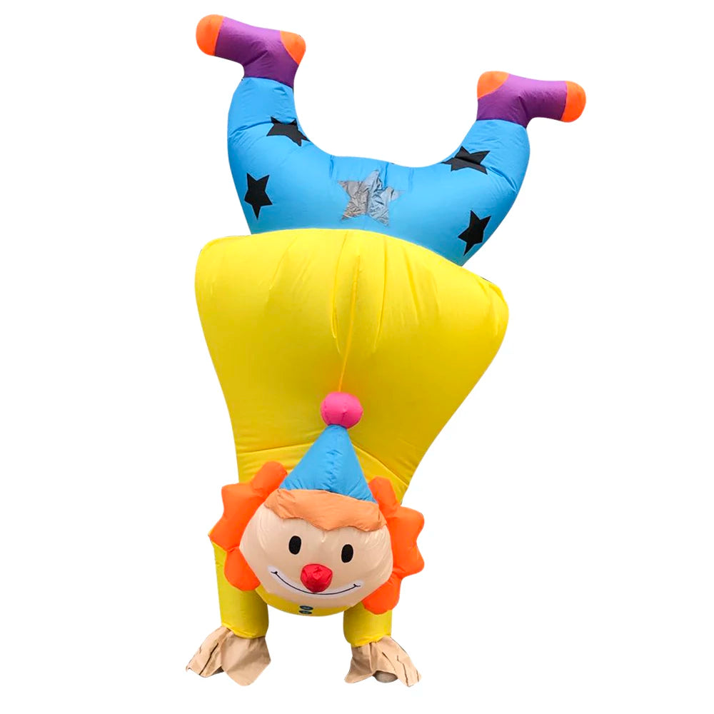 Adult Mascot Clown Inflatable Costume Anime Ballet Dress Suits Carnival Purim Halloween Party Cosplay Costumes for Man Woman