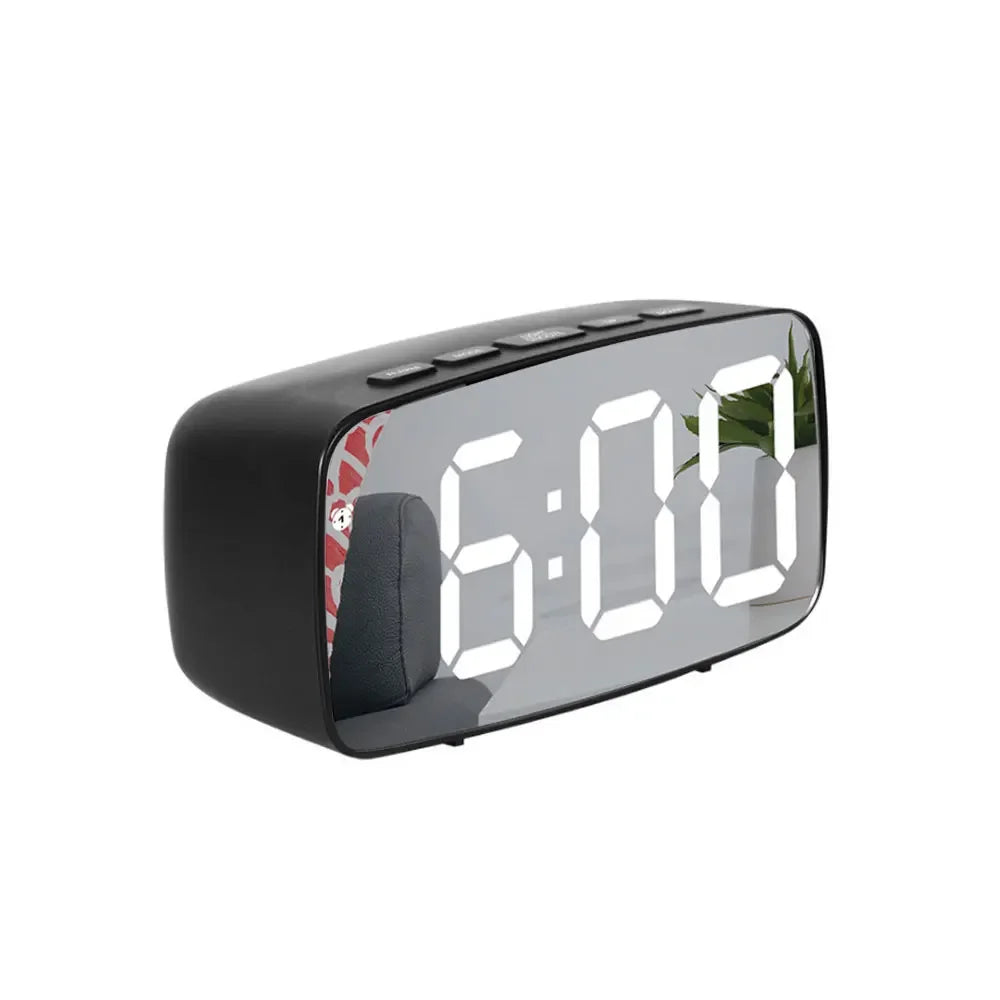 Acrylic/Mirror Alarm Clock Electronic Watch Desk Digital Moment Bedroom Decoration Table And Accessory Smart Hour Led Awakening