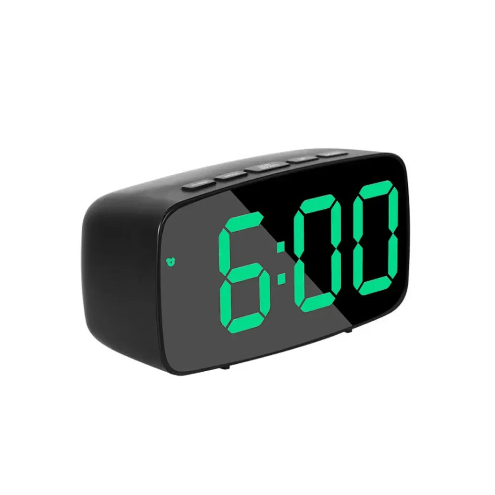 Acrylic/Mirror Alarm Clock Electronic Watch Desk Digital Moment Bedroom Decoration Table And Accessory Smart Hour Led Awakening