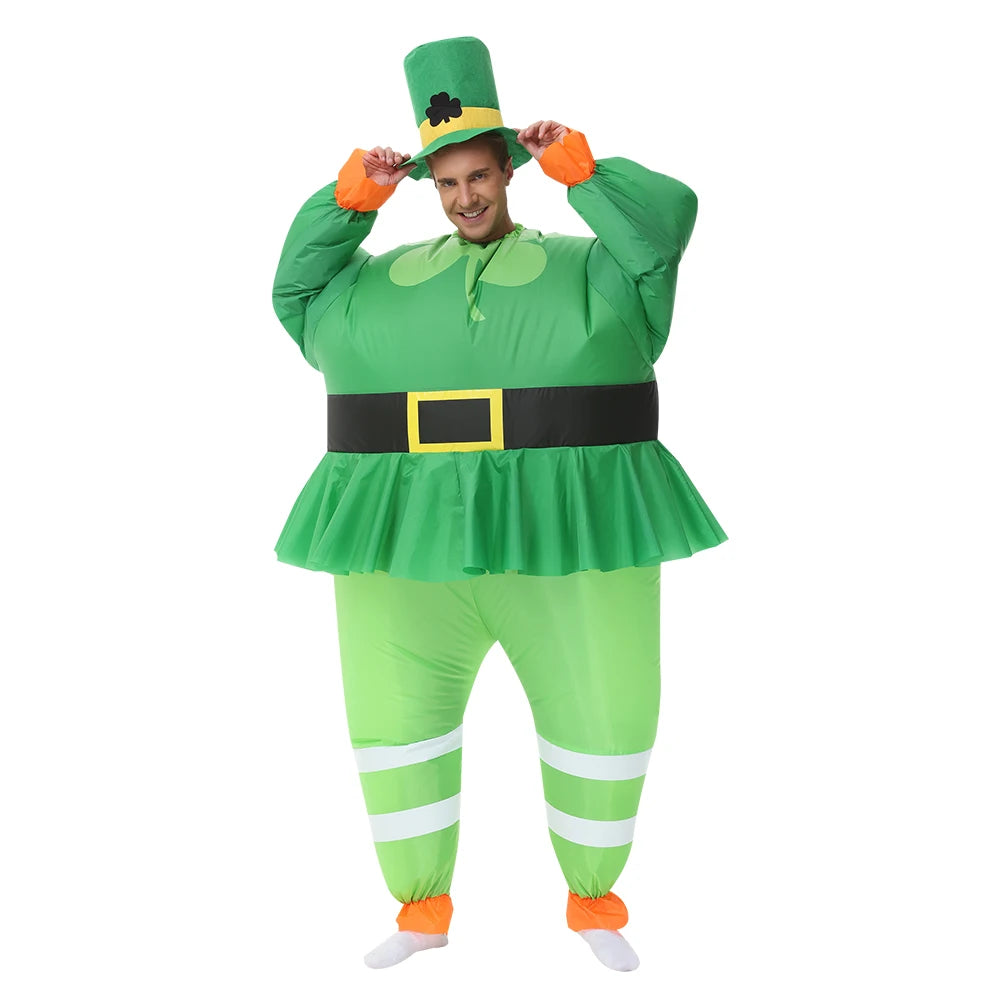 Adult Mascot Clown Inflatable Costume Anime Ballet Dress Suits Carnival Purim Halloween Party Cosplay Costumes for Man Woman