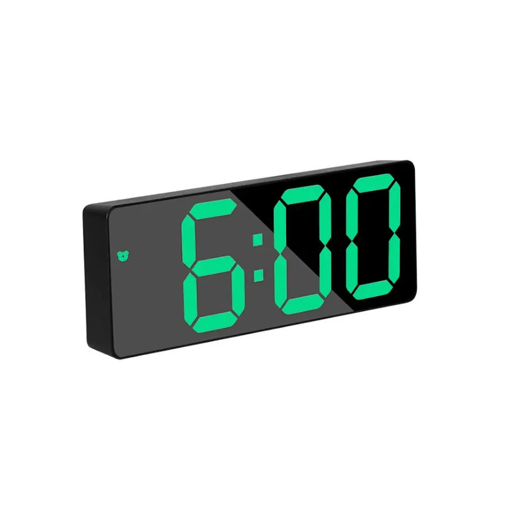 Acrylic/Mirror Alarm Clock Electronic Watch Desk Digital Moment Bedroom Decoration Table And Accessory Smart Hour Led Awakening