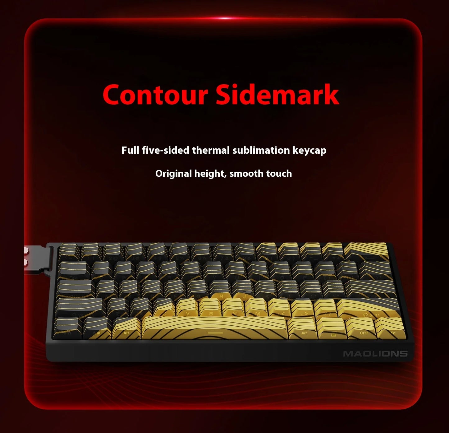 MADLIONS MAD 60/68HE Magnetic Switch Keyboard Wired Gaming Keyboard Hot Swap Rapid Trigger Custom Keyboard PC Gamer Accessories