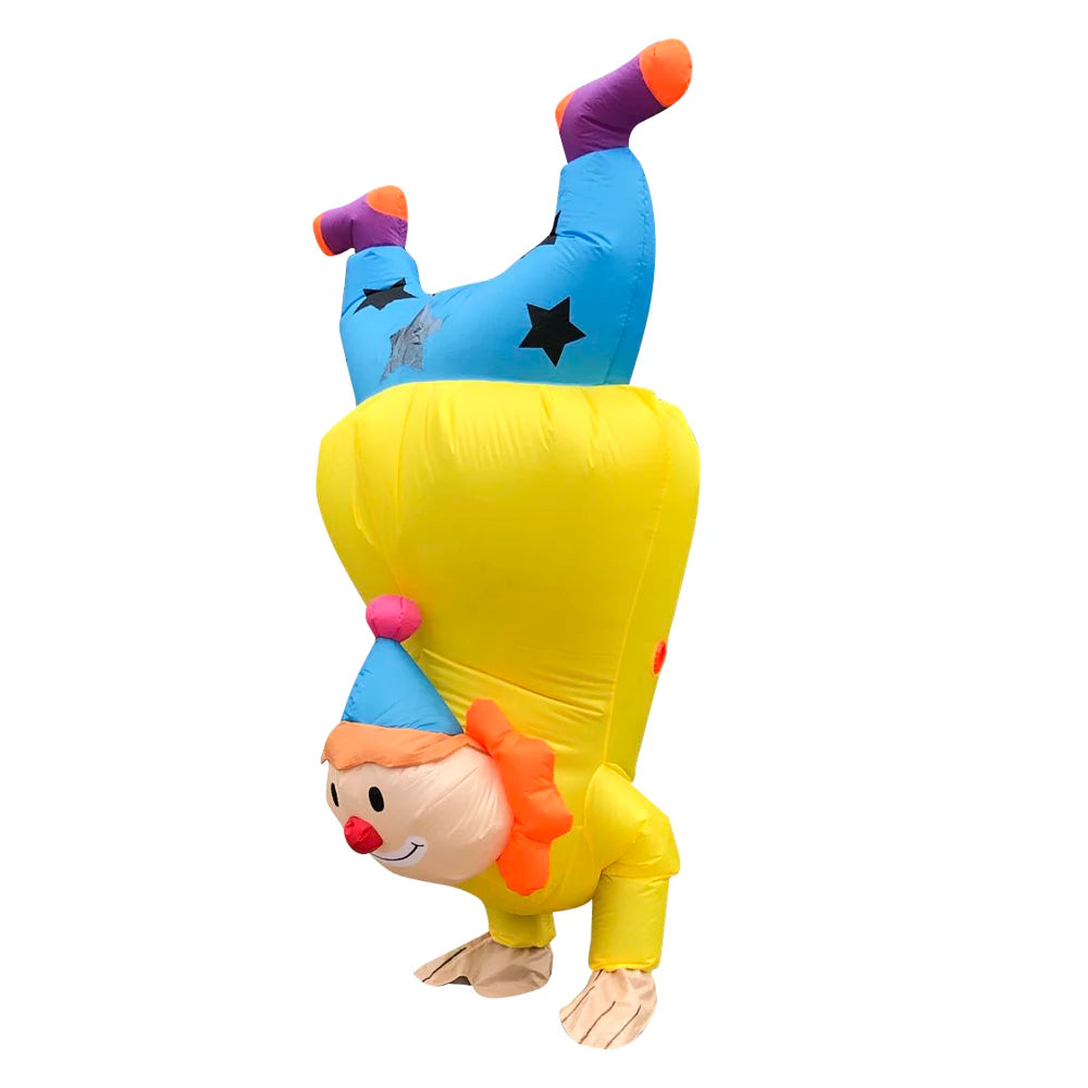 Adult Mascot Clown Inflatable Costume Anime Ballet Dress Suits Carnival Purim Halloween Party Cosplay Costumes for Man Woman