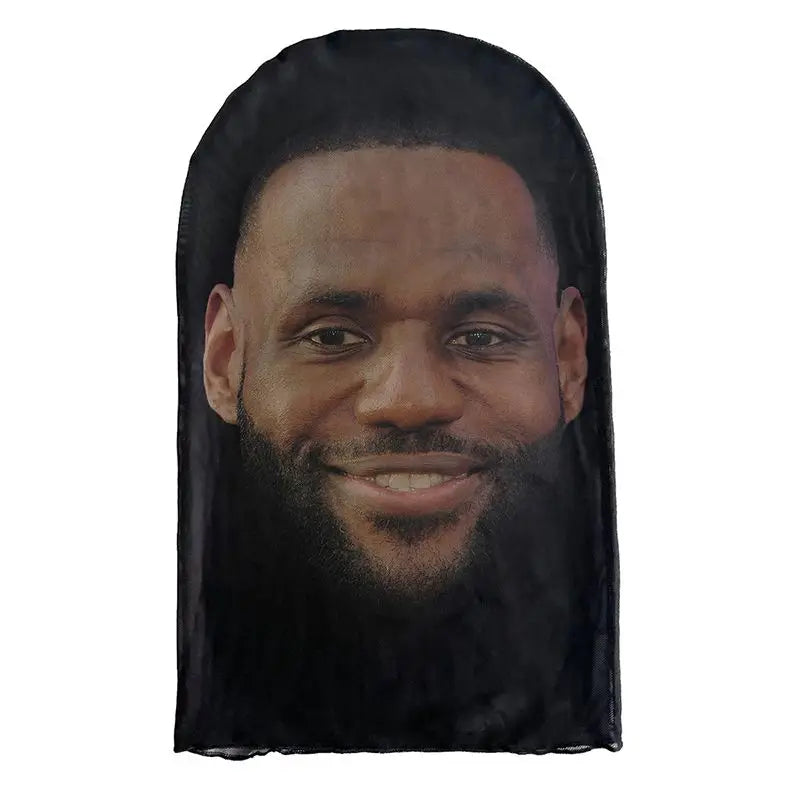 3D Printed Kanye Face Mask Practical Celebrity Face Funny Headgear Cover Cosplay Accessories