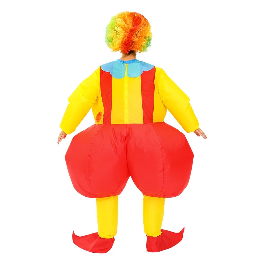 Adult Mascot Clown Inflatable Costume Anime Ballet Dress Suits Carnival Purim Halloween Party Cosplay Costumes for Man Woman