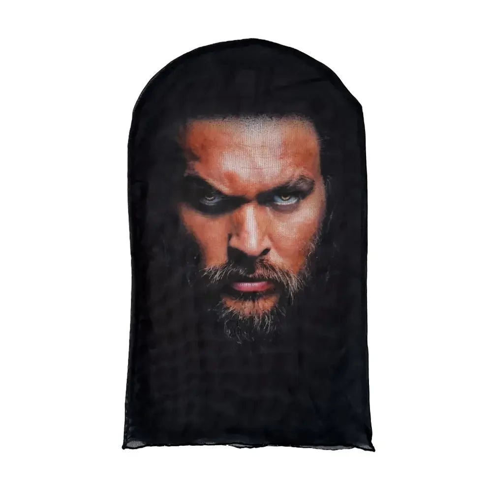3D Printed Kanye Face Mask Practical Celebrity Face Funny Headgear Cover Cosplay Accessories