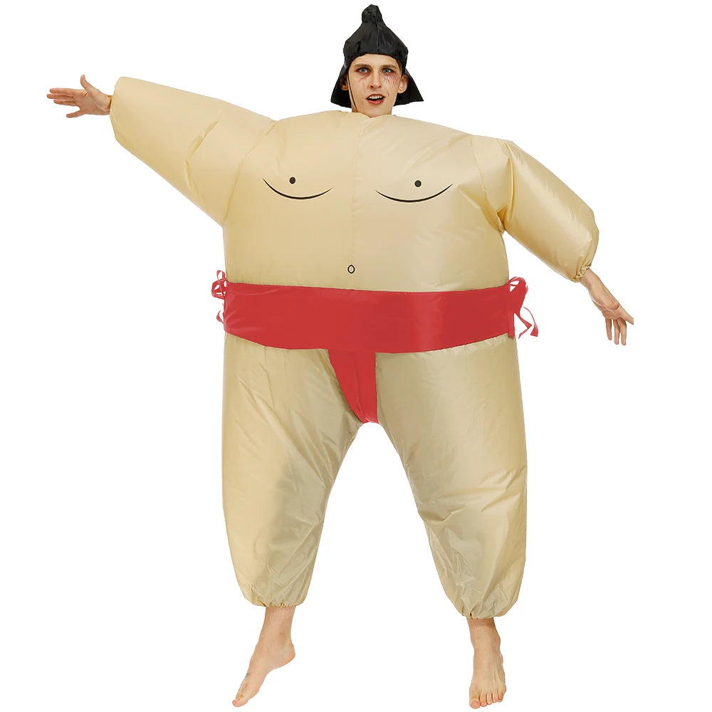 Adult Mascot Clown Inflatable Costume Anime Ballet Dress Suits Carnival Purim Halloween Party Cosplay Costumes for Man Woman