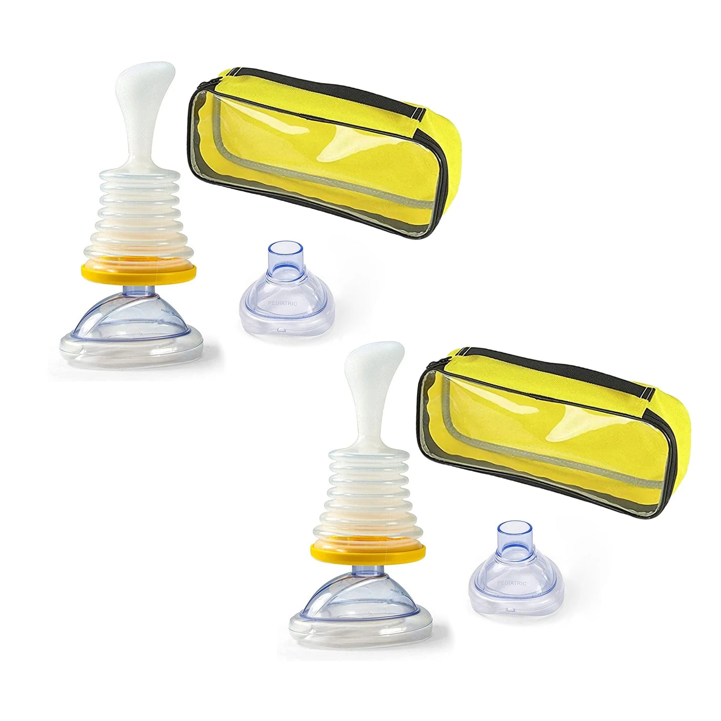 4PCS/Set First Aid Kit Choking Device Adults & Children 2 Size Choking Rescue Kits Home Asphyxia Rescue Device Anti Suffocation