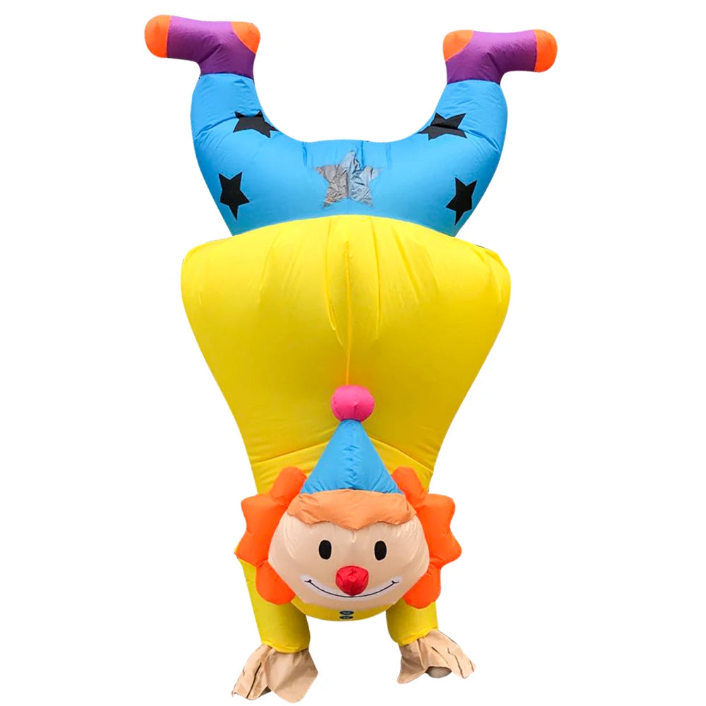 Adult Mascot Clown Inflatable Costume Anime Ballet Dress Suits Carnival Purim Halloween Party Cosplay Costumes for Man Woman