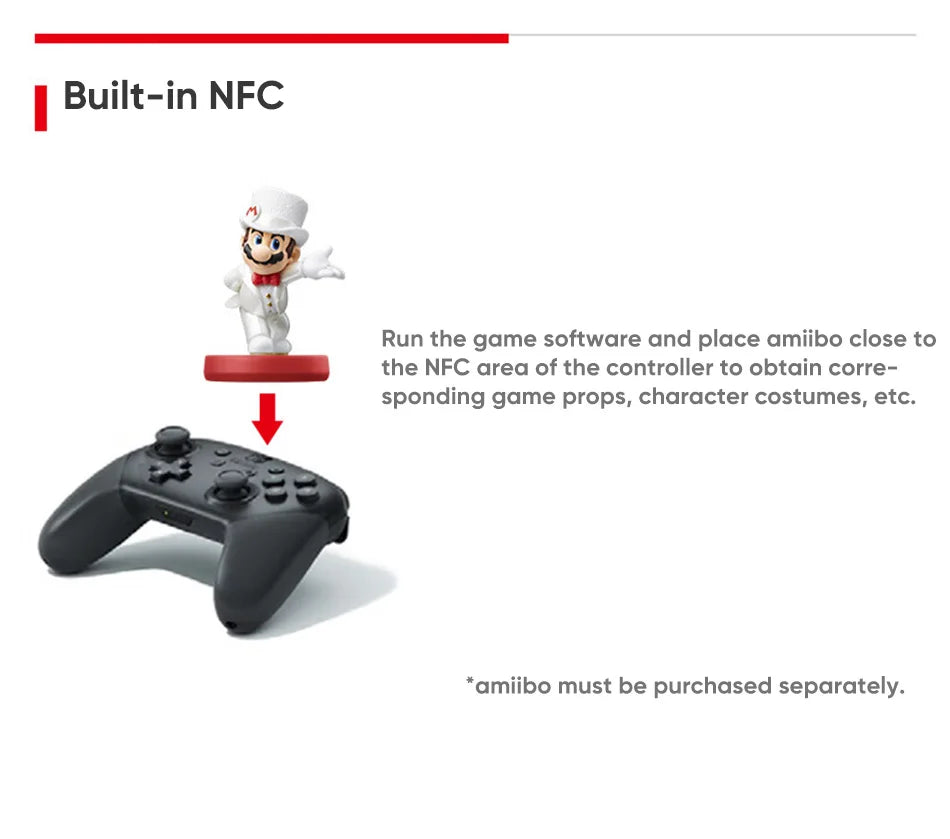 Nintendo Switch Mando Pro Controller Wireless Bluetooth With Con Cable USB For Nintend Switch OLED/Lite Game Joystick
