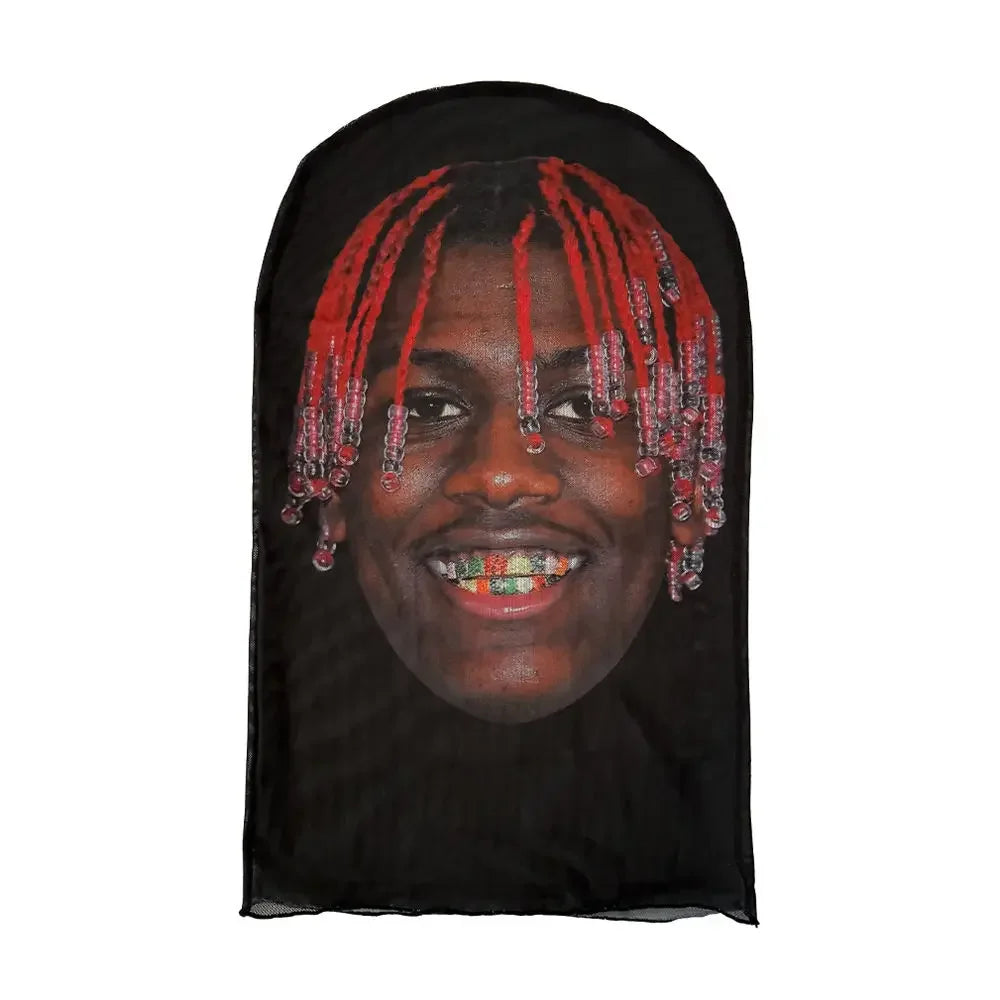 3D Printed Kanye Face Mask Practical Celebrity Face Funny Headgear Cover Cosplay Accessories