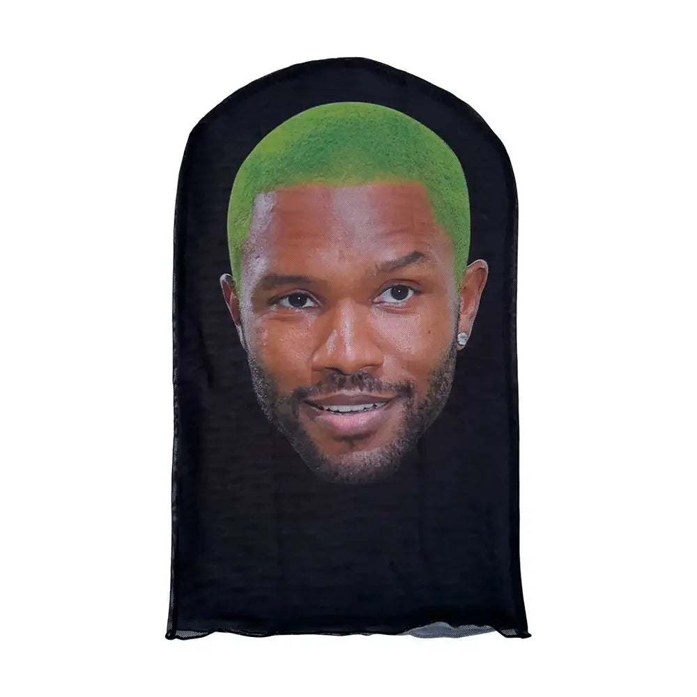 3D Printed Kanye Face Mask Practical Celebrity Face Funny Headgear Cover Cosplay Accessories