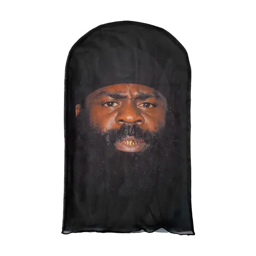 3D Printed Kanye Face Mask Practical Celebrity Face Funny Headgear Cover Cosplay Accessories