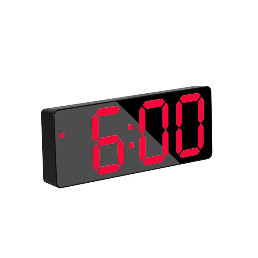 Acrylic/Mirror Alarm Clock Electronic Watch Desk Digital Moment Bedroom Decoration Table And Accessory Smart Hour Led Awakening