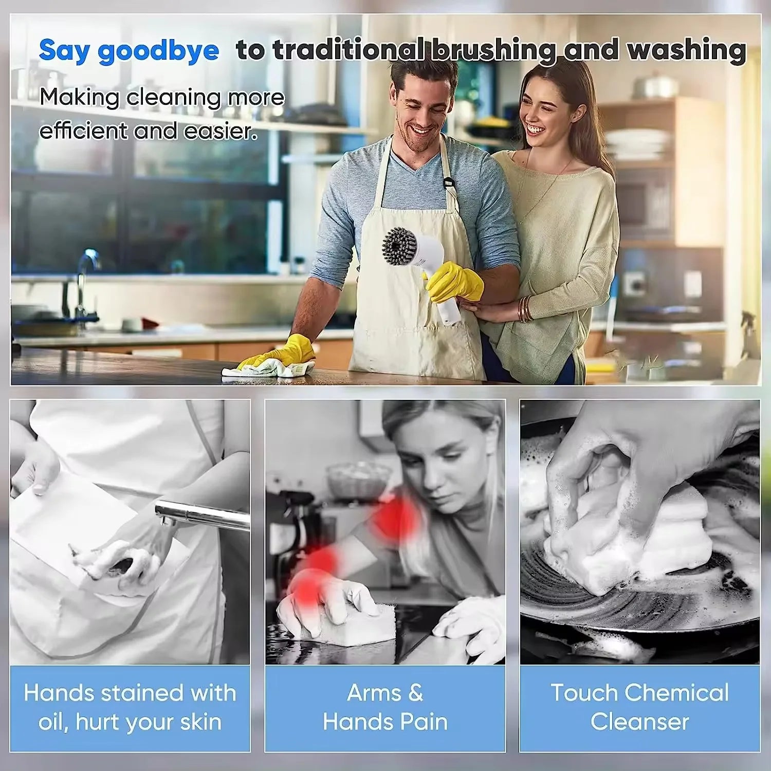 Brosse Électrique de Nettoyage Multifonction – EUTIZ STORE