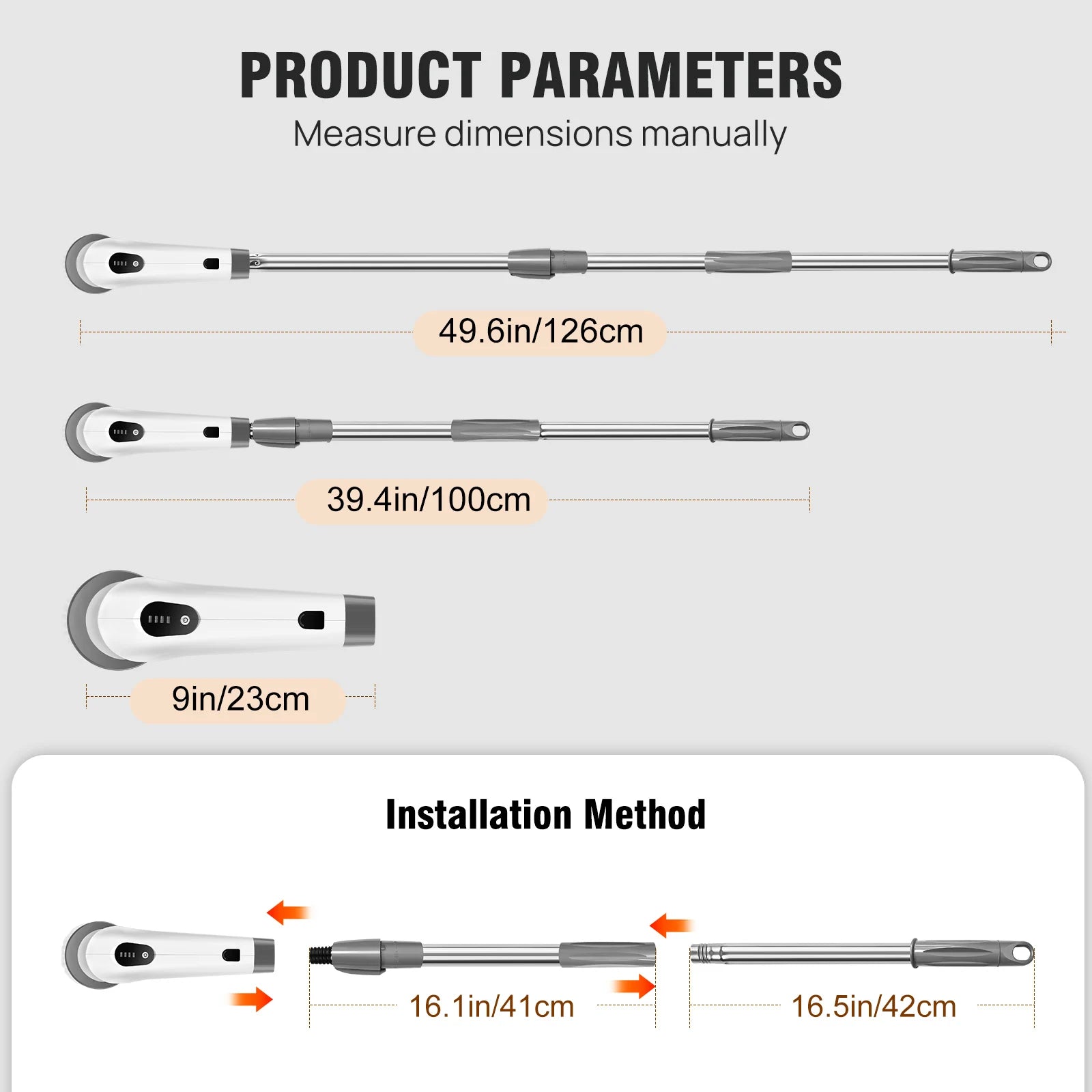 Brosse de Nettoyage Électrique Multifonction – Édition PRO