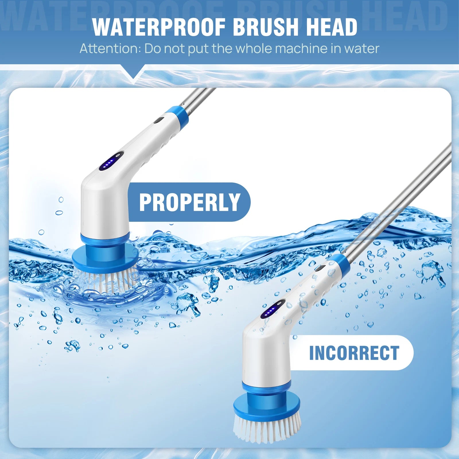 Brosse de Nettoyage Électrique Multifonction – Édition PRO