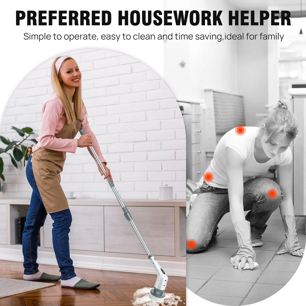 Brosse de Nettoyage Électrique Multifonction – Édition PRO