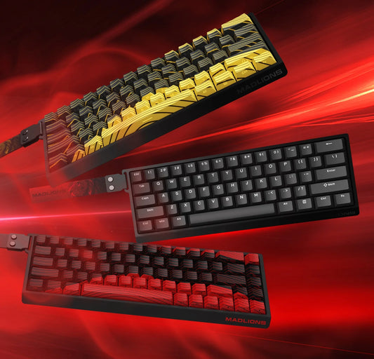 MADLIONS MAD 60/68HE Magnetic Switch Keyboard Wired Gaming Keyboard Hot Swap Rapid Trigger Custom Keyboard PC Gamer Accessories