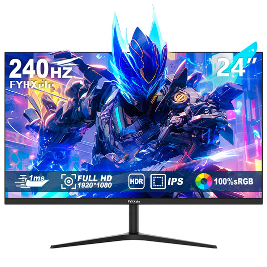 240Hz Monitor game 24 Inch LCD Display Response PC IPS HD Desktop Gaming Computer Screen Flat Panel HDMI-compatible/DP