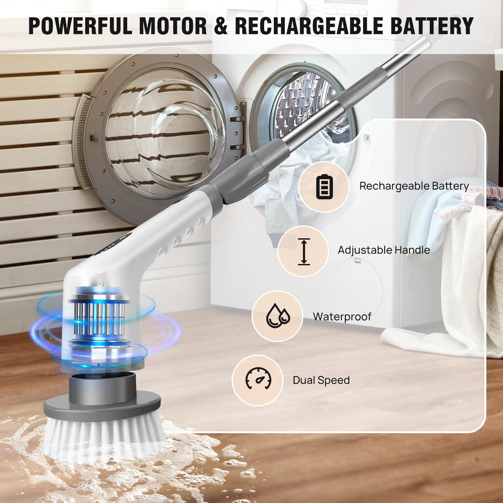 Brosse de Nettoyage Électrique Multifonction – Édition PRO